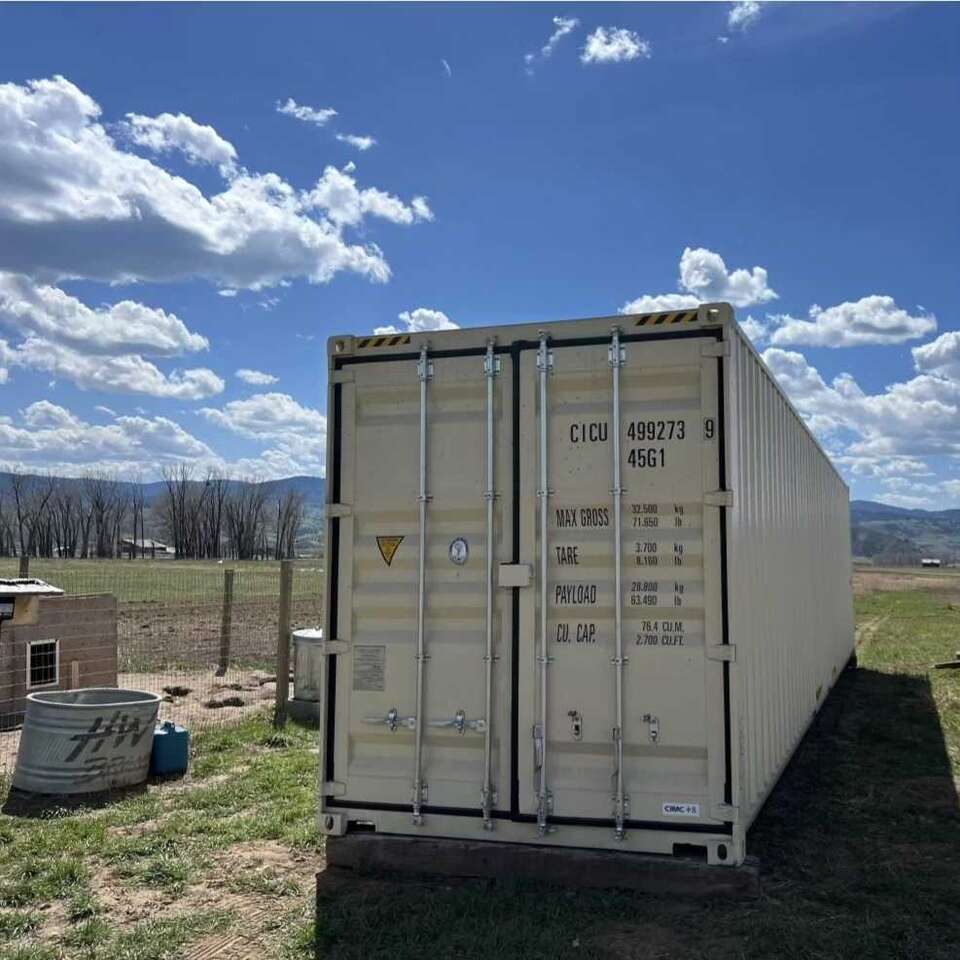 We sell shipping containers! We have new and used of all sizes.  We can deliver or stop by and see a few of our boxes.