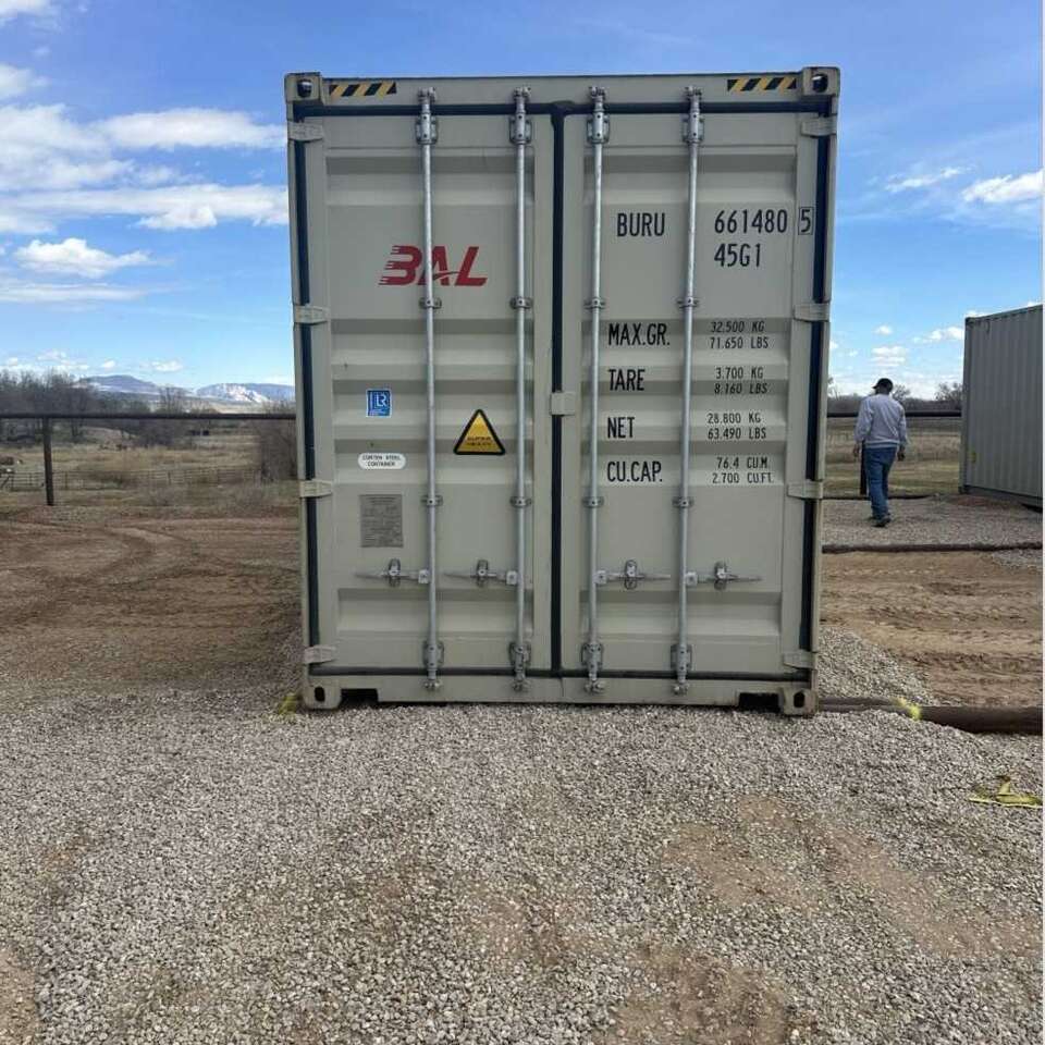 We sell shipping containers! We have new and used of all sizes. We can deliver or stop by and see a few of our boxes.