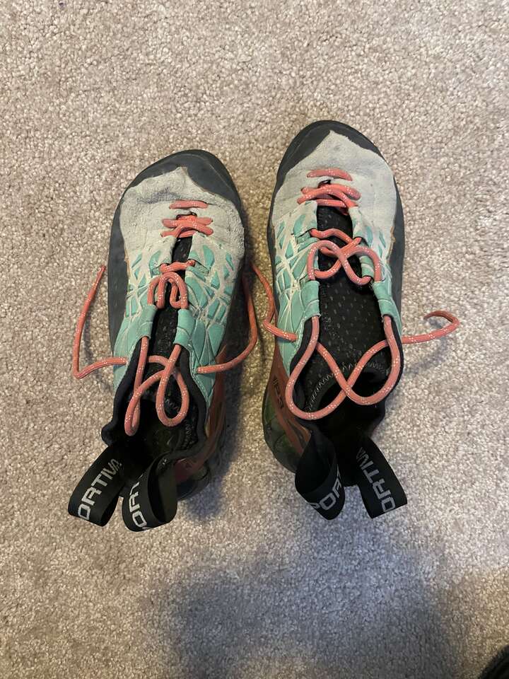 La Sportiva Otaki 38 Climbing Shoes (resoled twice)