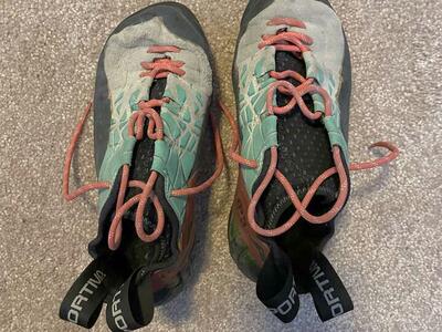 La Sportiva Otaki 38 Climbing Shoes (resoled twice)