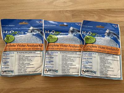 Lot of 3 H2O OK Plus Water Analysis Kits