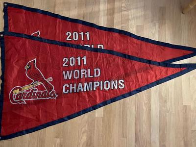 2011 Cardinals World Series Pennants and Towel