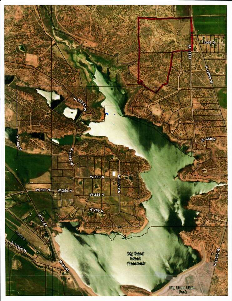 For Sale Large 96 acre parcel Big Sandwash Reservoir with water and power