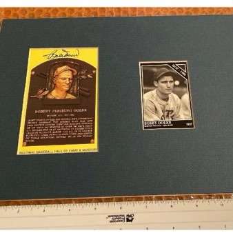 Bobby Doerr Autograph Boston Red Sox 1986 HOF