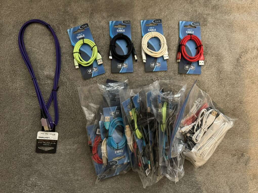 Phone Charging Cables (Android & iPhone)