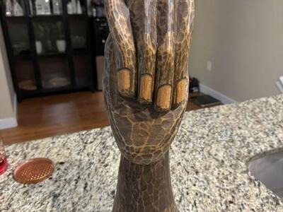 Figa Fist Wood Carving