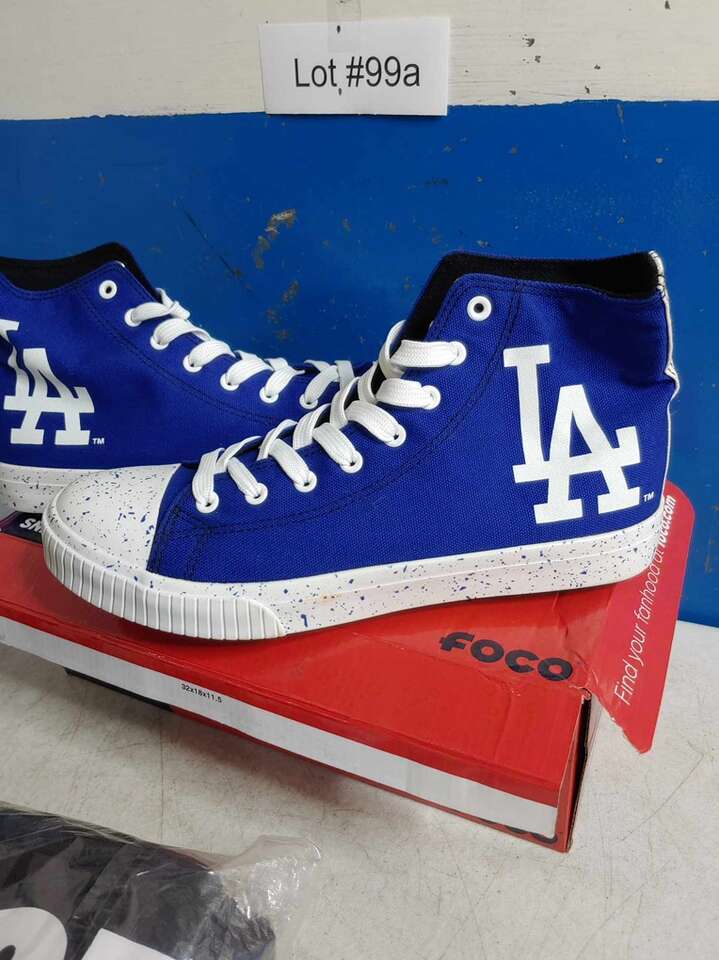 LA Dodgers High Top Sneaker - Size 9
