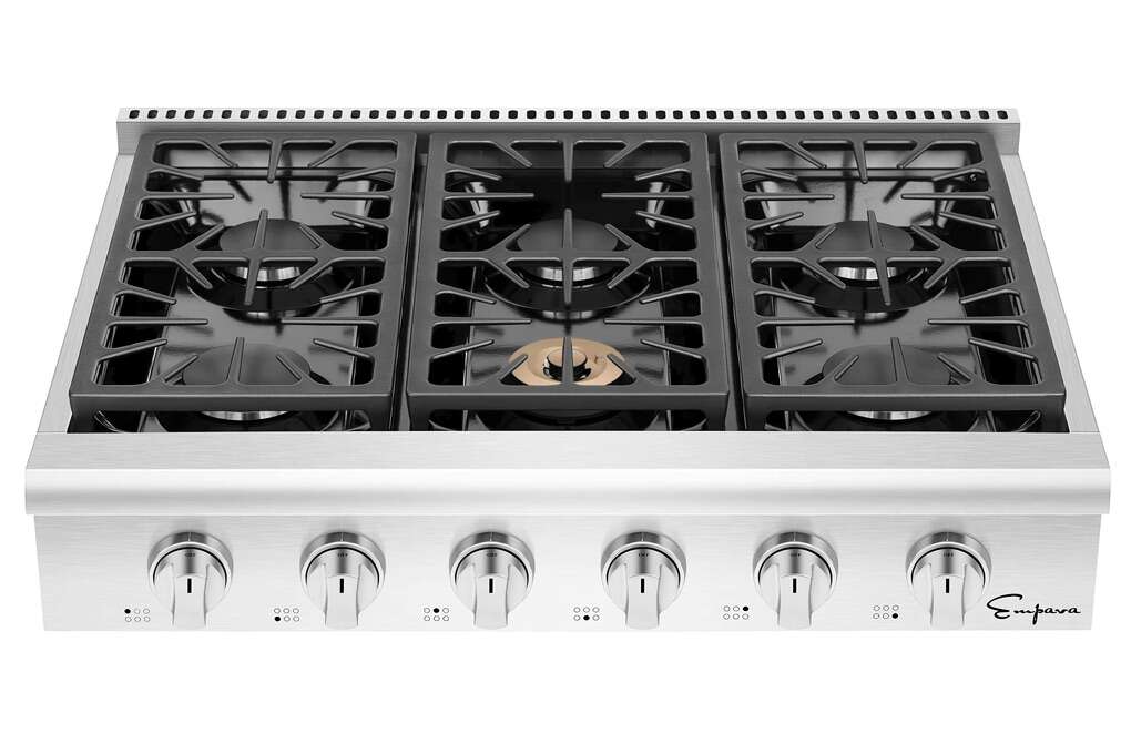 Empava 36 In Rangetop - 6 Deep Burners