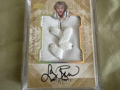 Celtics Larry Bird Exq Jumbo Shoe Patch Auto 6/10