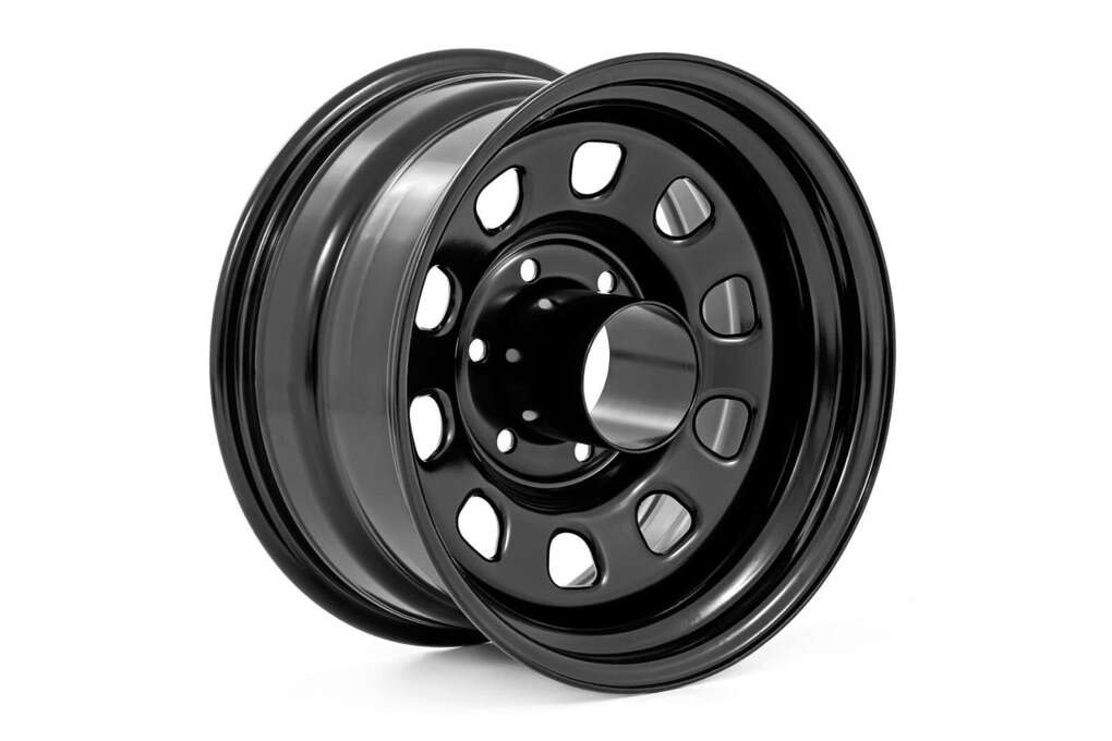 1 Rough Country Daytona Steel Wheel Black