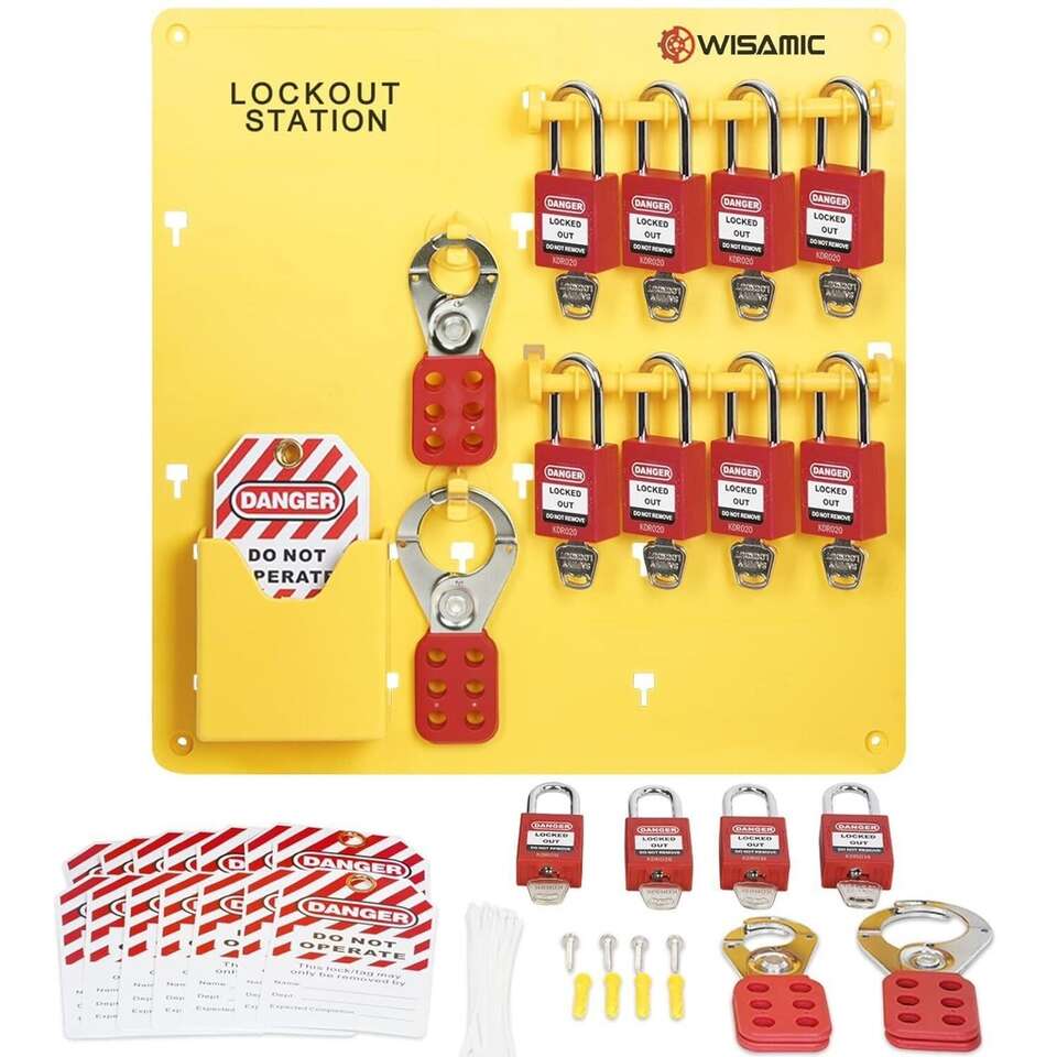 Wisamic Lockout Tagout Station 12 Lock Set