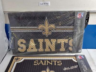 New Orleans Saints Door Mats