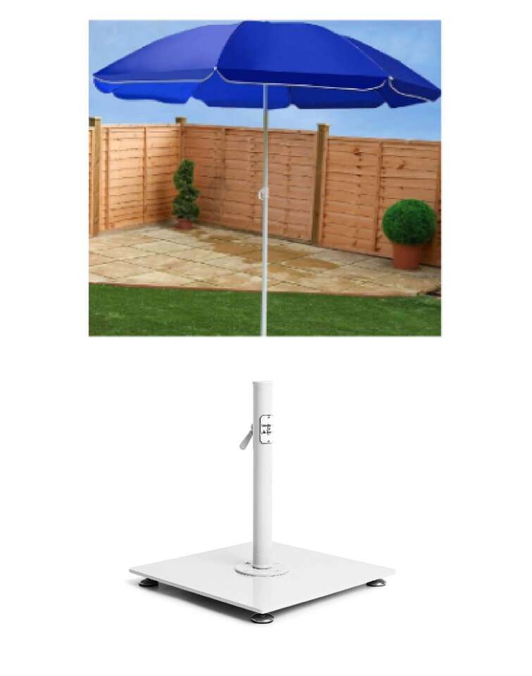 Business & Pleasure Co. Umbrella Base - White