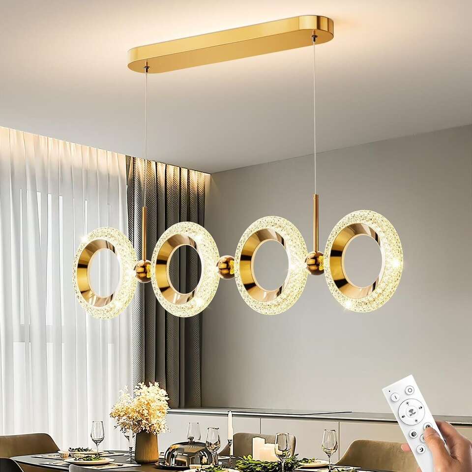 Dimmable Modern LED Chandelier with Remote Control