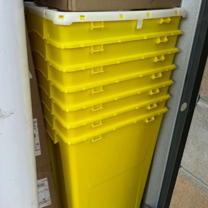 HCL® Waste Containers, 18-Gallon - Case of 7