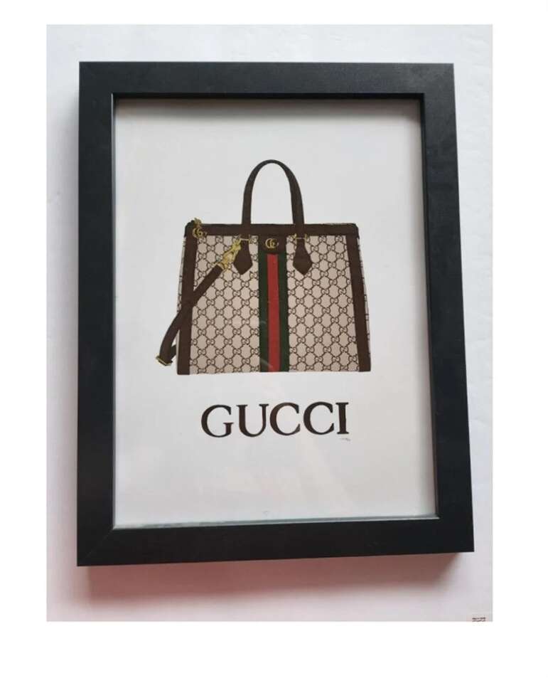 Fairchild Paris Gucci Bag Print - Limited Edition