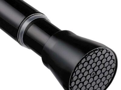 Black Shower Curtain Rod - 73 x 42