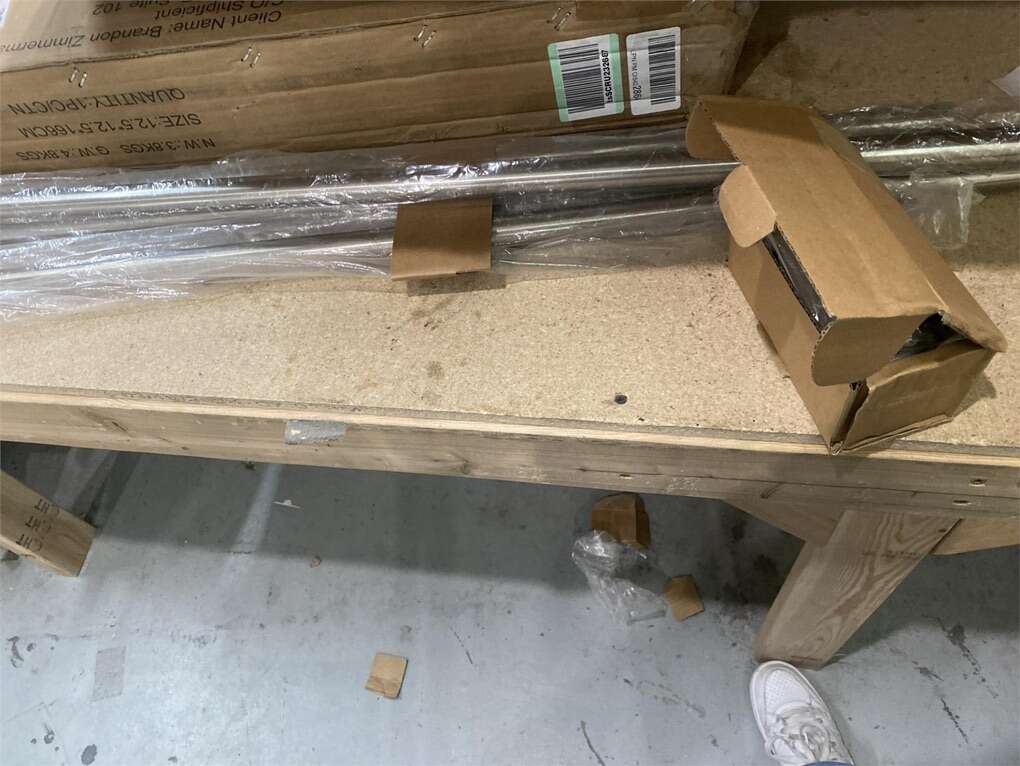 Long Curtain Rod - Brushed Nickel