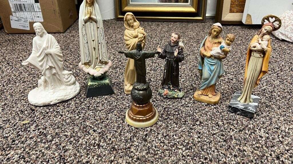 Lot of Assorted Religious & Unique Figurines