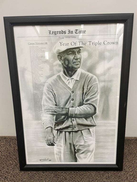 Legends in Time Print -- Framed