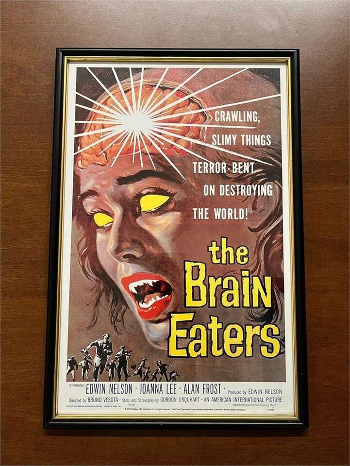 The Brain Eaters Print - Framed