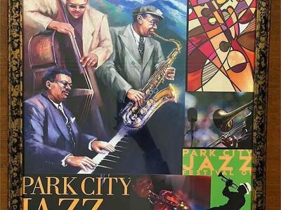 Park City Jazz Festival Print Framed