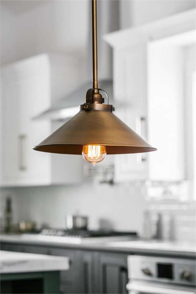 Park Harbor Eldridge 12 Inch Single Pendant