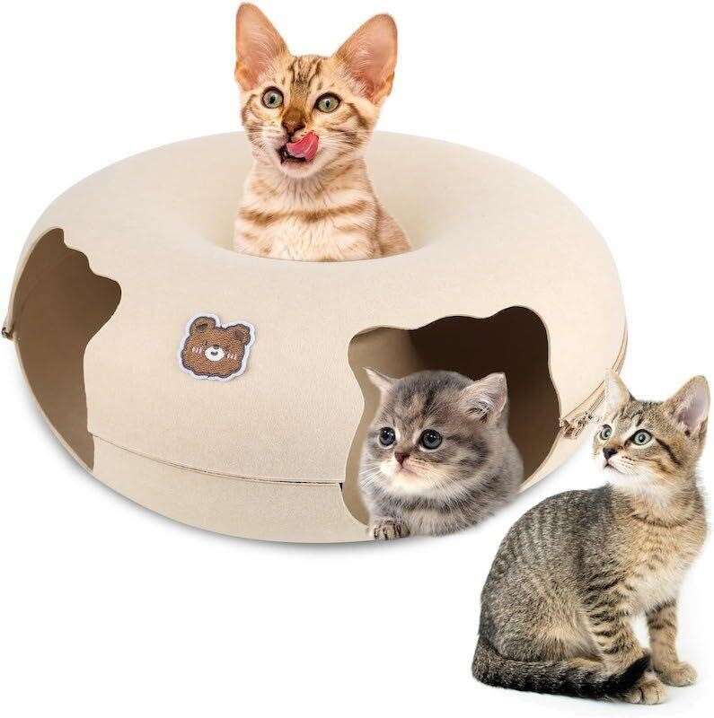 24in Cat Tunnel Bed for All Seasons