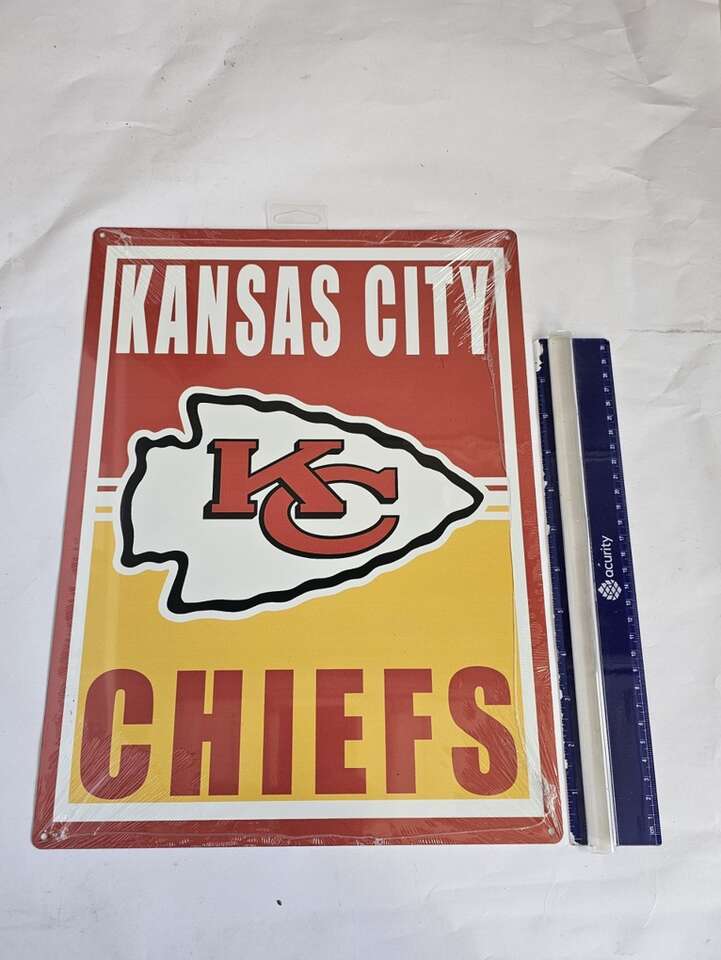 Kansas City Chiefs Metal Sign