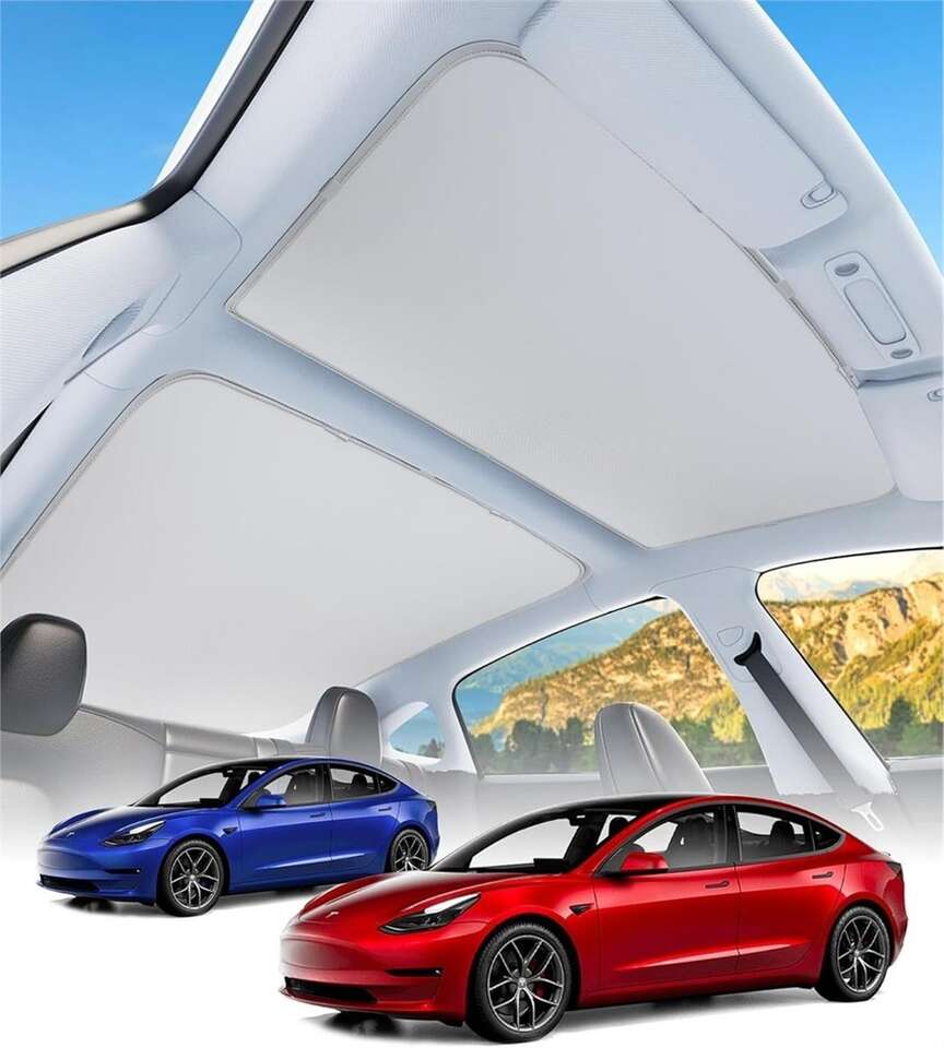 Tesla Model Y Glass Roof Sunshade