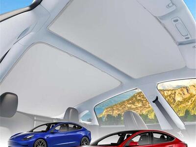 Tesla Model Y Glass Roof Sunshade