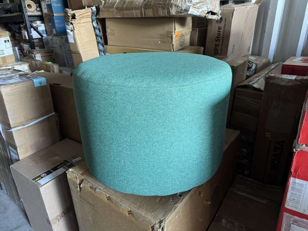 Poppin Block Party Ottoman - Green/Grass