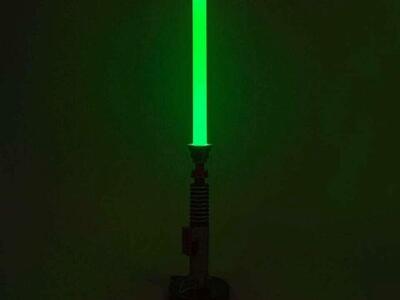 STAR WARS Luke Skywalker Green Lightsaber Light