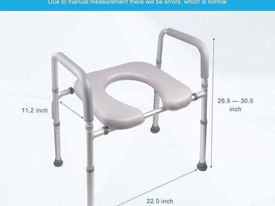 Toilet Seat Riser 300lb Capacity