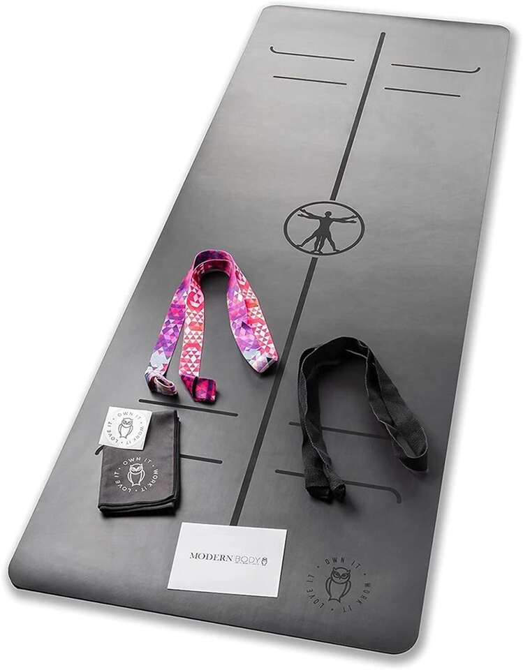 Extra Thick 6mm Yoga Mat - Vitruvian Black