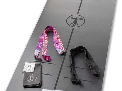 Extra Thick 6mm Yoga Mat - Vitruvian Black