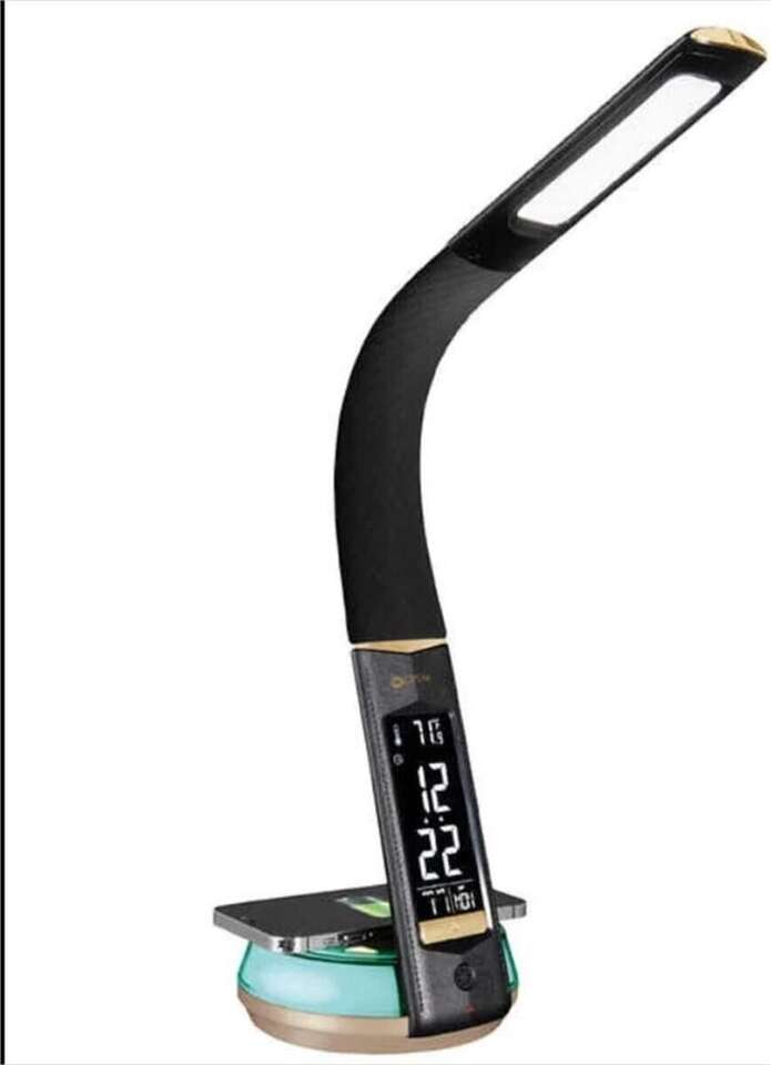 Sleek Wireless Charging LED Lamp