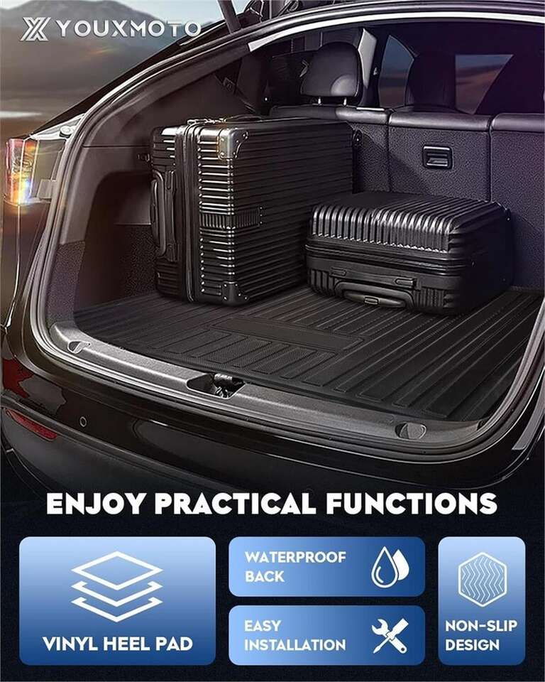 Rear Cargo Mats for Ford Bronco 4 Door