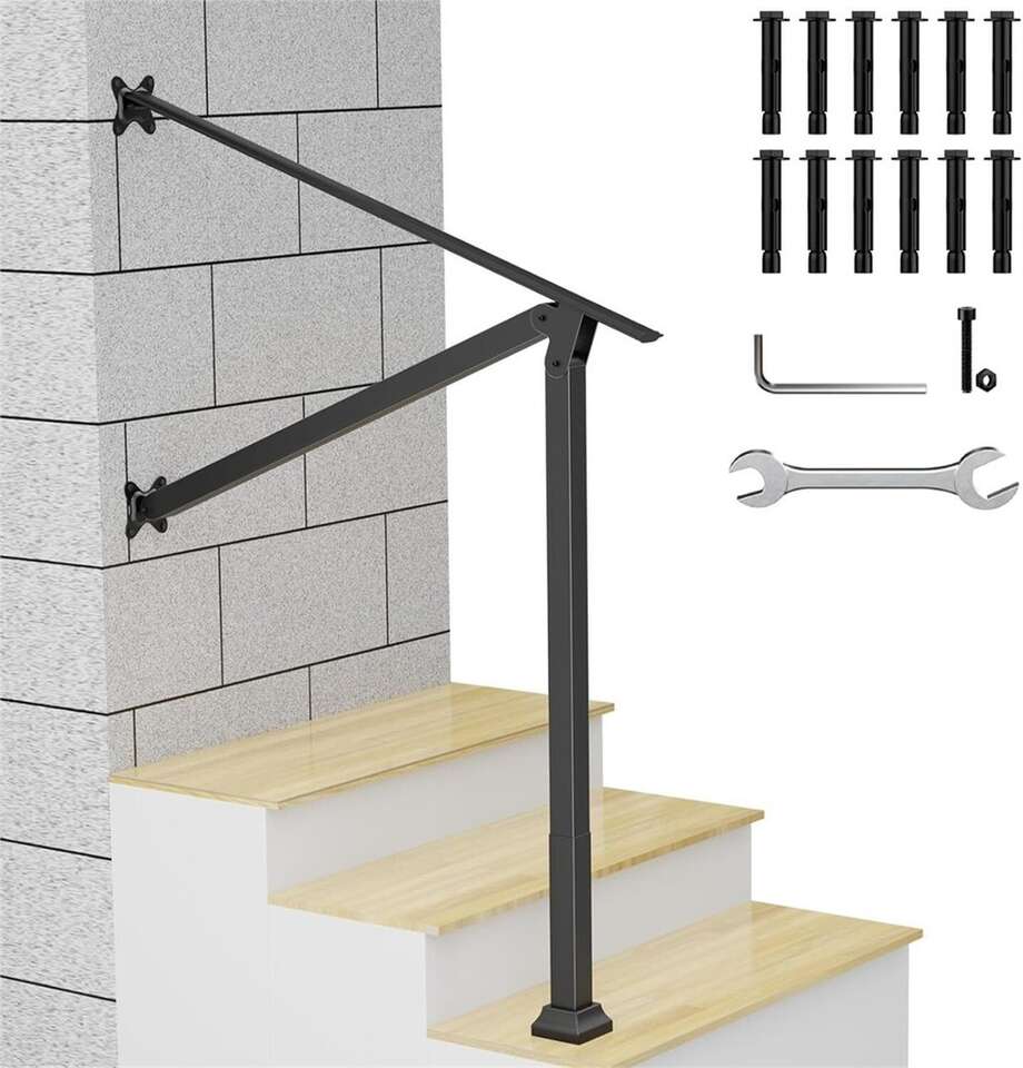 Hand Rails for Outdoor Steps - 1 to 3 Steps