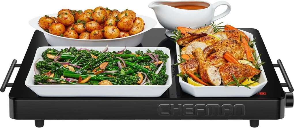Chefman Electric Warming Tray 21x16in