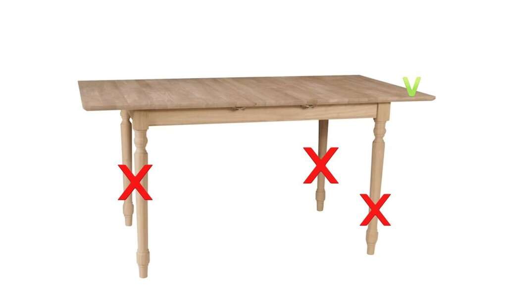 John Thomas Butterfly Leaf Dining Table (Top Only)