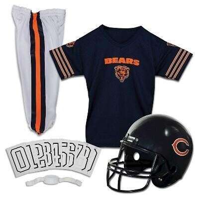 Franklin Sports Chicago Bears Deluxe Uniform Set
