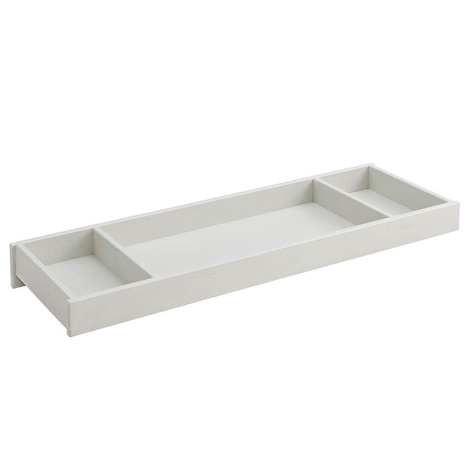 Soho Baby Changing Topper - Rustic White