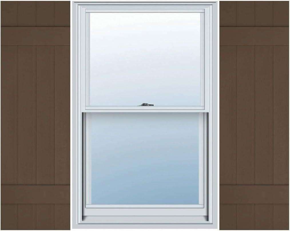 14x36 Inch Vinyl Board-N-Batten Shutters(Pair)