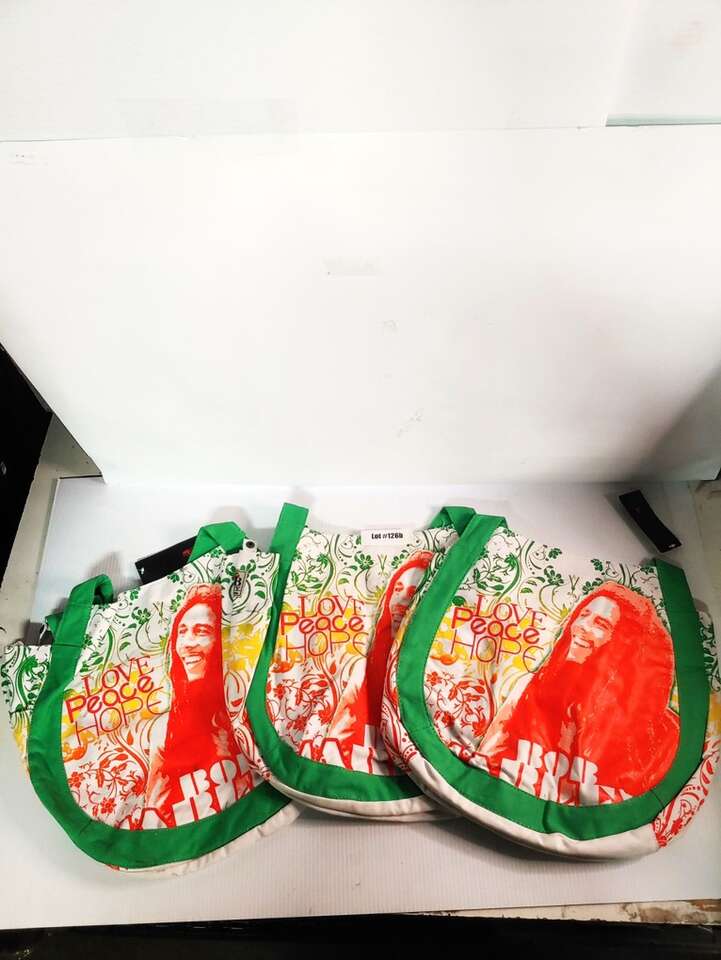 Bob Marley - Love Peace Hope Tote Bags