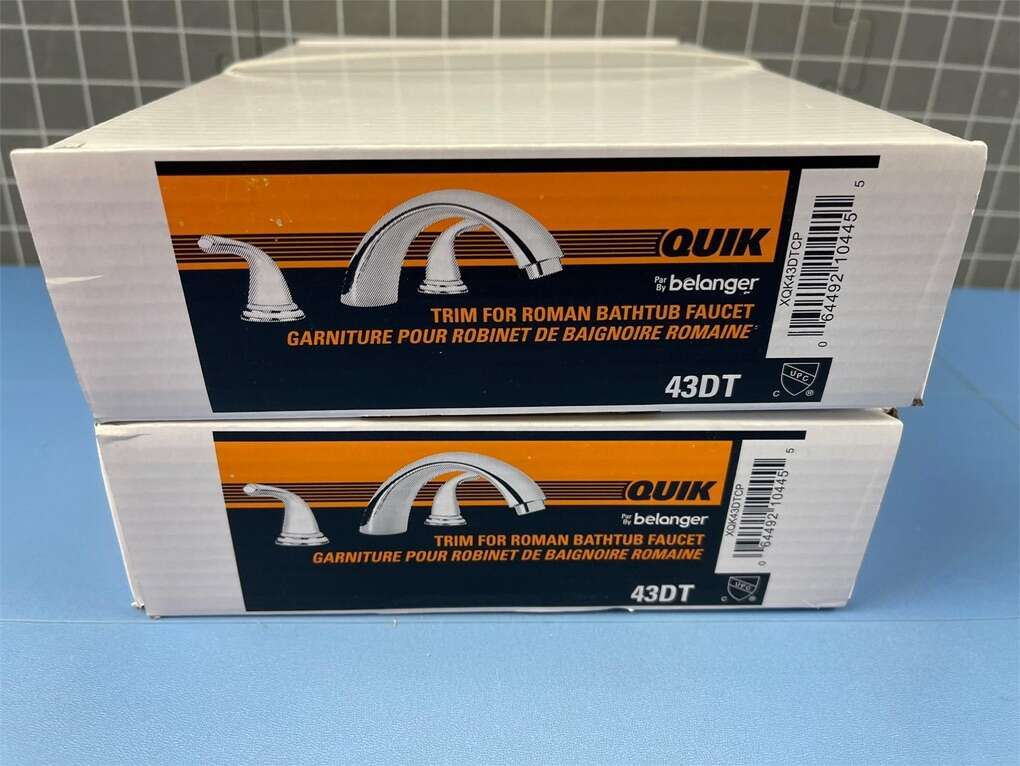 Belanger 3-Hole Quik Trim Roman Bathtub Faucet