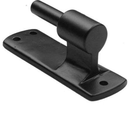 4pc Cast Brass Shutter Pintle 1 1/4in Offset