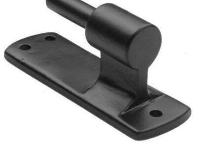 4pc Cast Brass Shutter Pintle 1 1/4in Offset