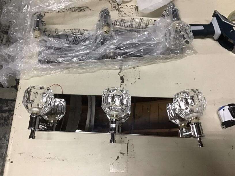 Elegant Lighting Graham 3-Light Chrome Wall Sconce