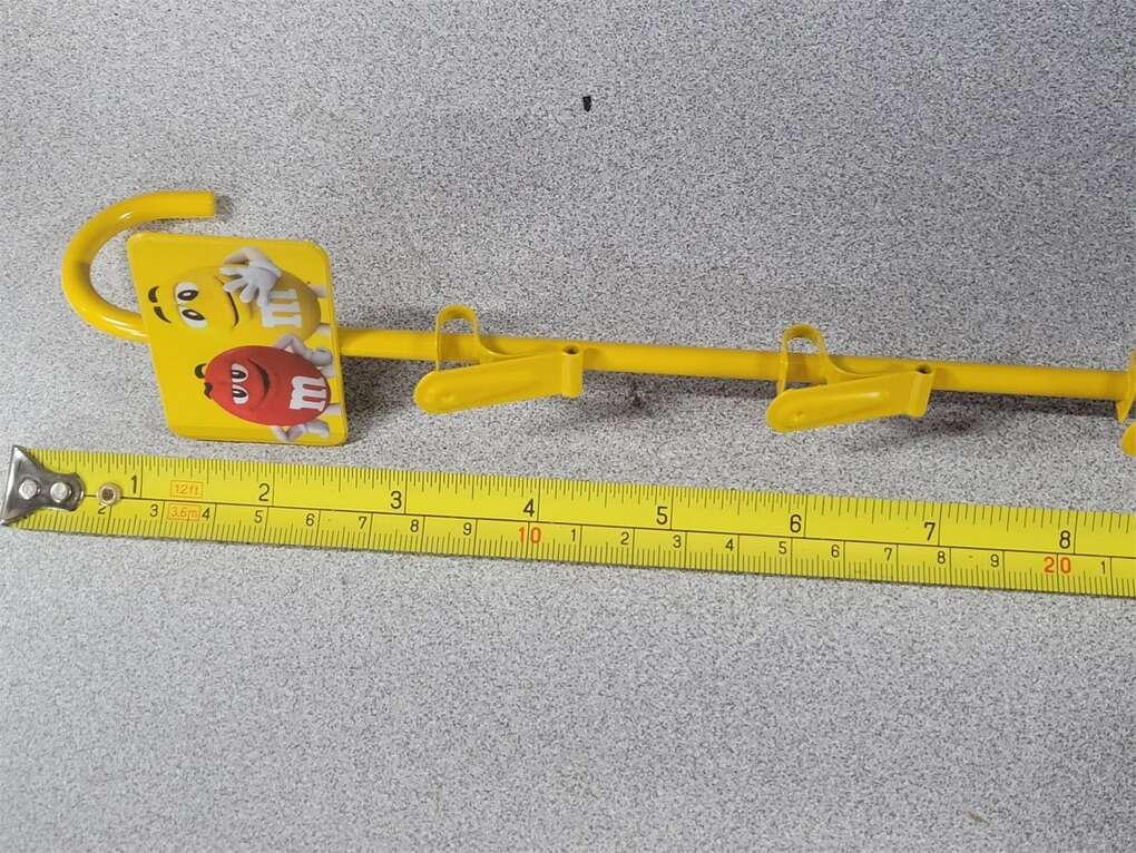 10pk M&M Logo Metal Merchandise Hook with clips